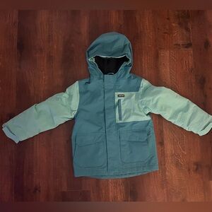 Lands' End Kids Squall Waterproof Insulated Jacket Size small 6-7